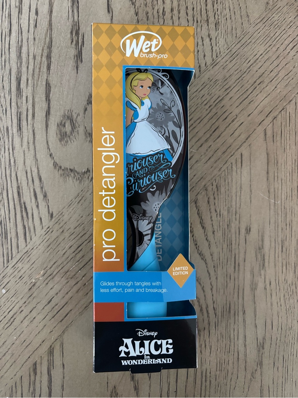 Disney Alice in Wonderland Wet Brush Pro Detangler Limited Edition-NIB